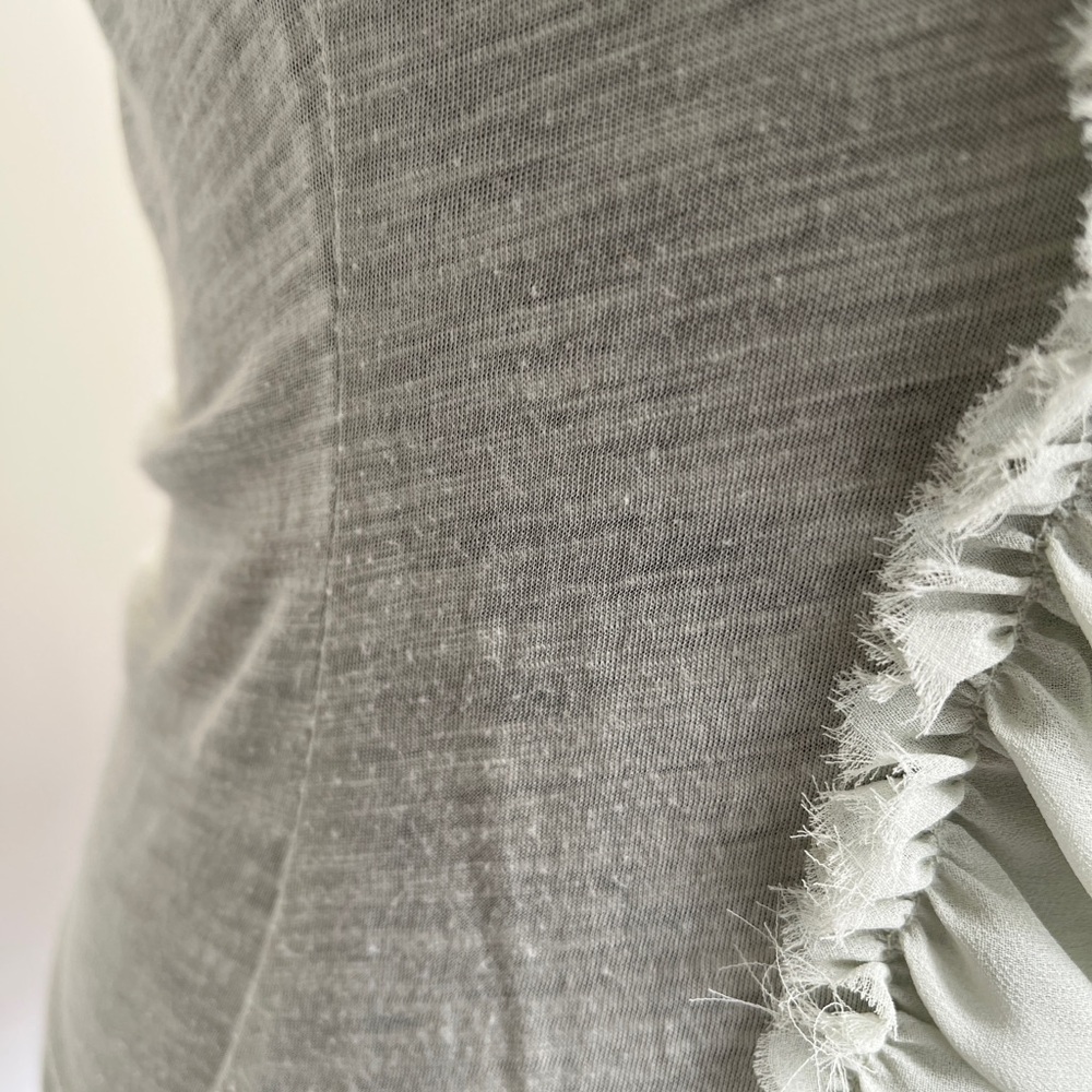 Anthropologie squeezebox top by Deletta, in very pale sage green size Small - Picture 10 of 12